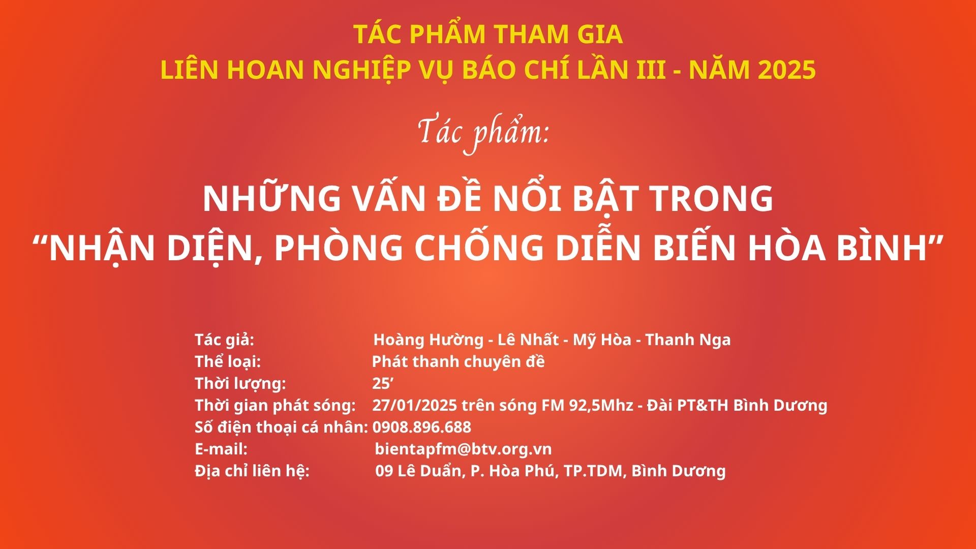 Những vấn đề nổi bật trong “Nhận diện, phòng chống Diễn biến hòa bình”